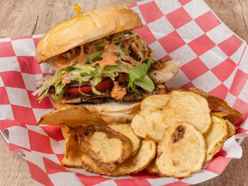 Grilled Fish Sandwich